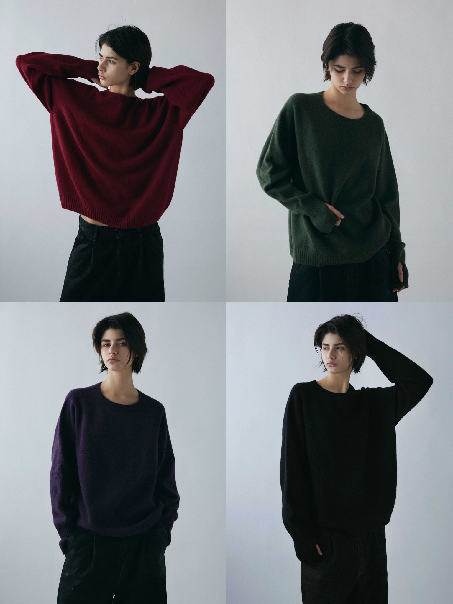 superNova. / Seamless knit sweater - Wool/cashmere/silk