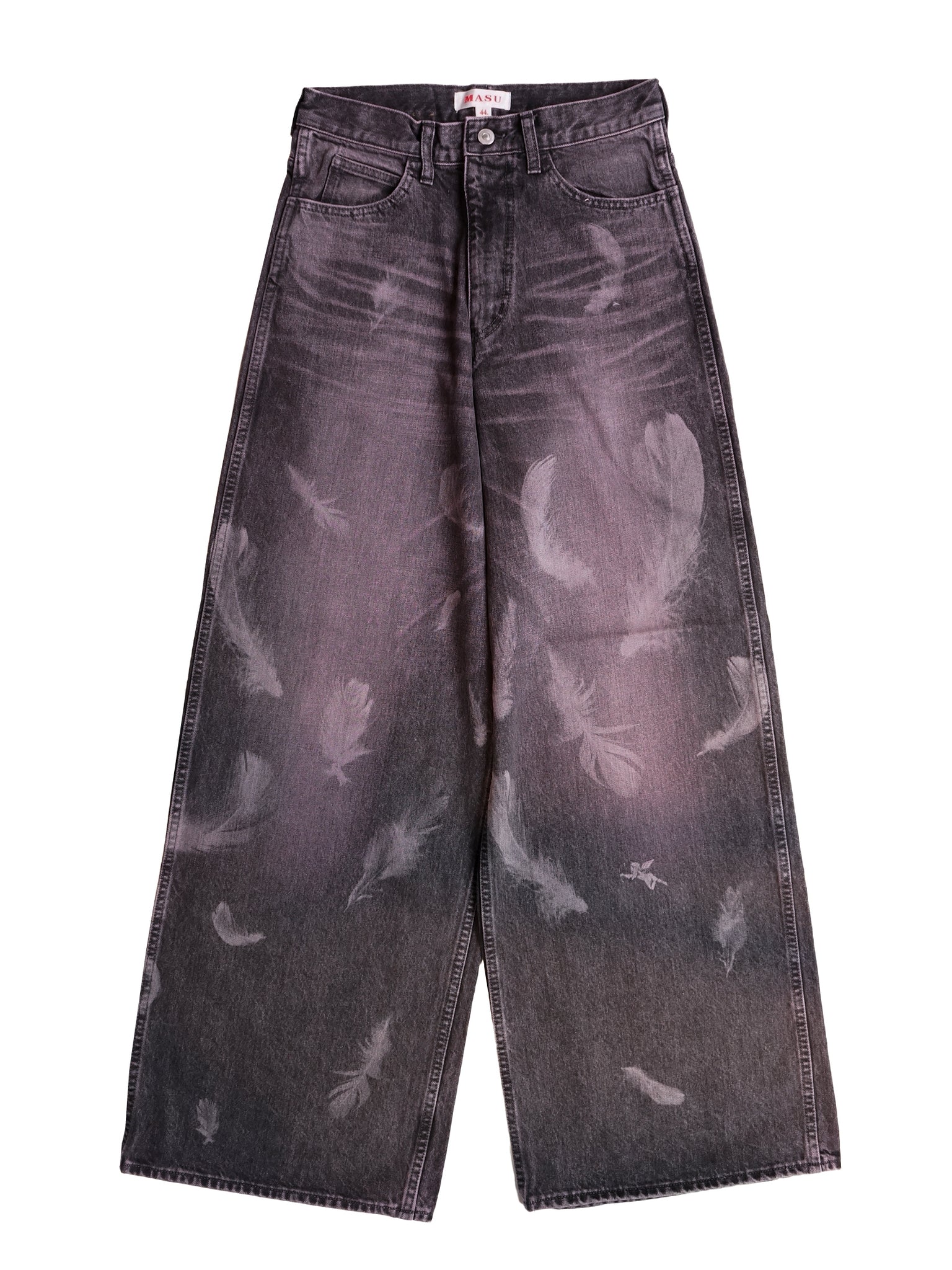 MASU "MASU BOYS FEATHER BAGGY JEANS"