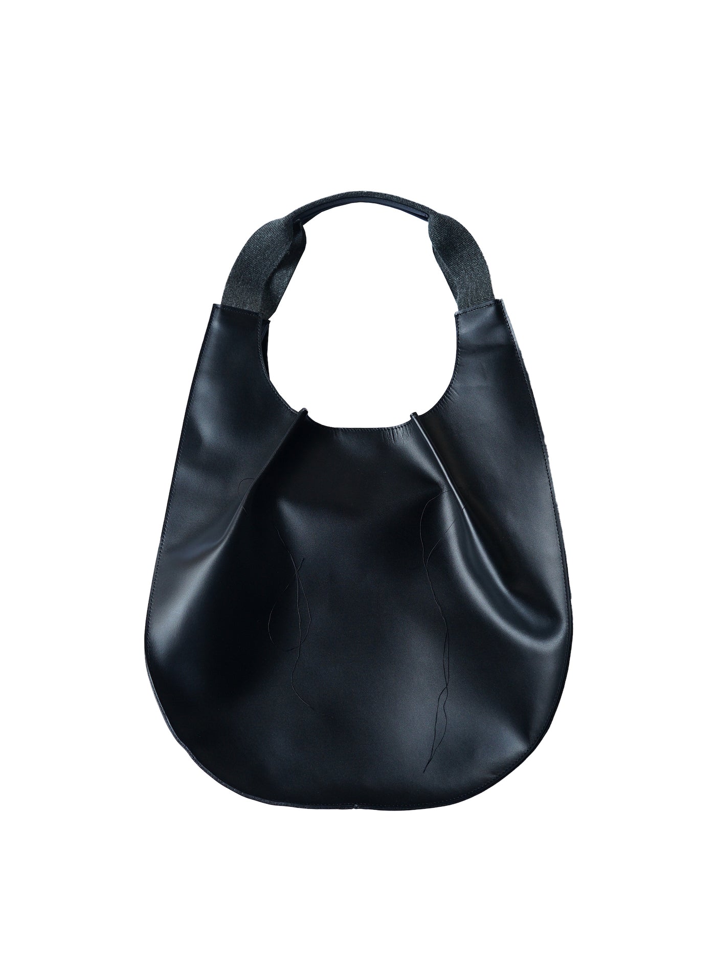 RICH I CIRCLE LEATHER HANDLE BAG - バッグ