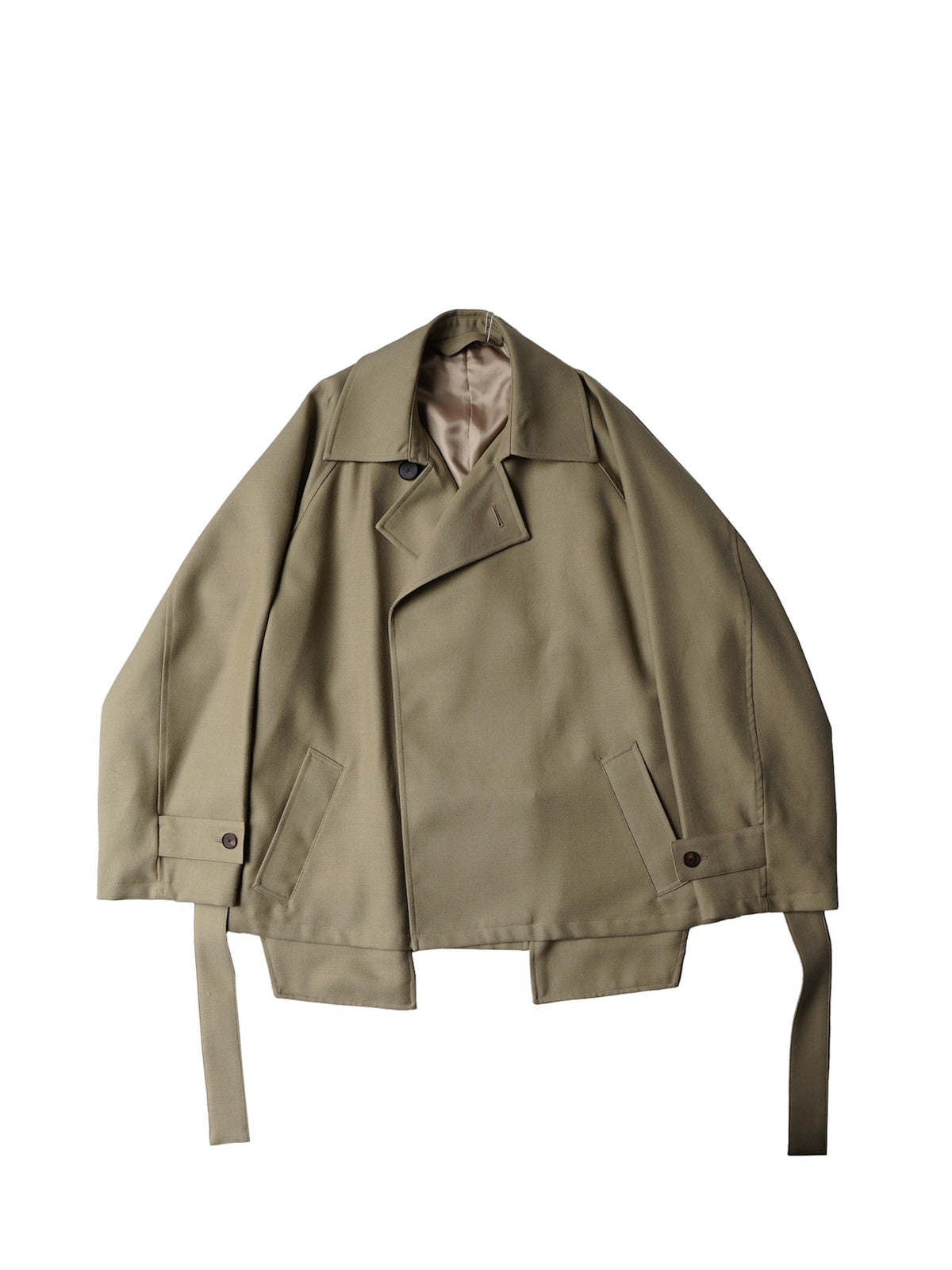 Blanc YM〉Short Trench Coat - トレンチコート